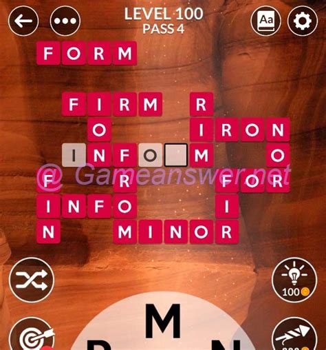 Wordscapes Level 100 Answers [ + Bonus Words ] .
